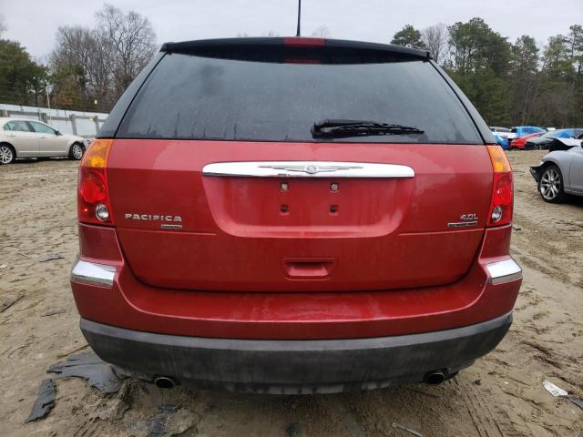 2A8GF68XX7R284263 - 2007 CHRYSLER PACIFICA TOURING RED photo 6