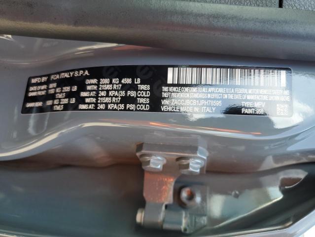 ZACCJBCB1JPH78595 - 2018 JEEP RENEGADE TRAILHAWK GRAY photo 14