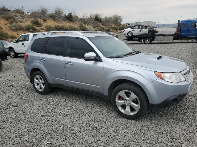 JF2SHGGC7DH430966 - 2013 SUBARU FORESTER TOURING 银色 照片 4