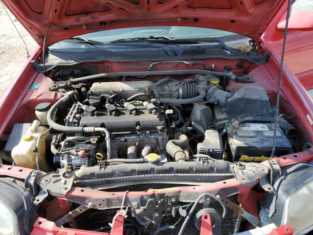 3N1AB51D44L729336 - 2004 NISSAN SENTRA SE-R SPEC V RED photo 11