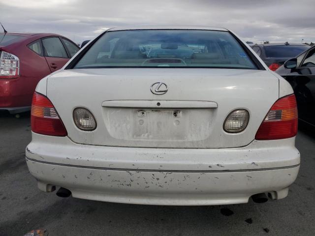 JT8BD68SXW0043760 - 1998 LEXUS GS 300 WHITE photo 6