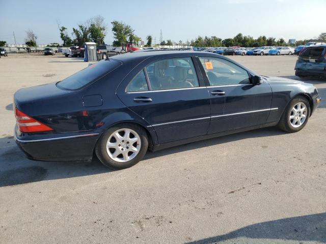 WDBNG70J02A247372 - 2002 MERCEDES-BENZ S 430 BLUE photo 3