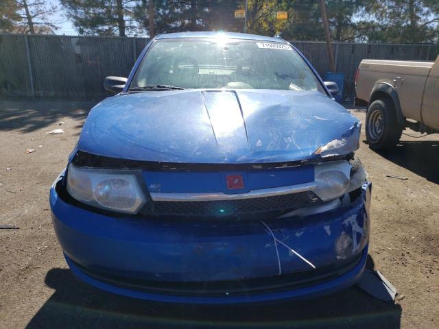 1G8AJ52F23Z150248 - 2003 SATURN ION LEVEL 2 BLUE photo 5