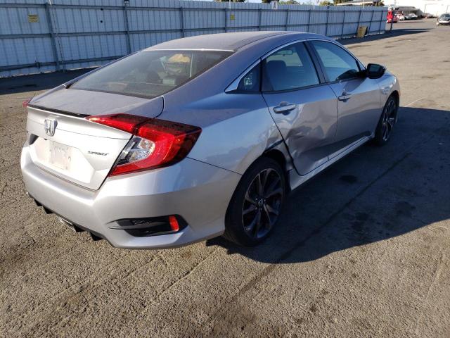 2HGFC2F81MH529194 - 2021 HONDA CIVIC SPORT 银色 照片 3