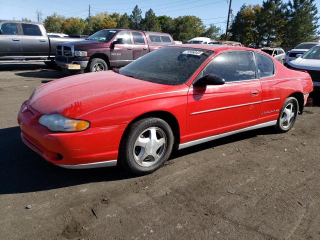 2G1WX12K2Y9286387 - 2000 CHEVROLET MONTE CARL SS RED photo 1