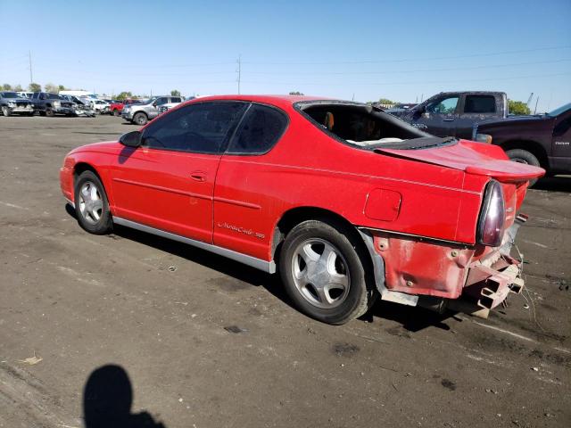 2G1WX12K2Y9286387 - 2000 CHEVROLET MONTE CARL SS RED photo 2