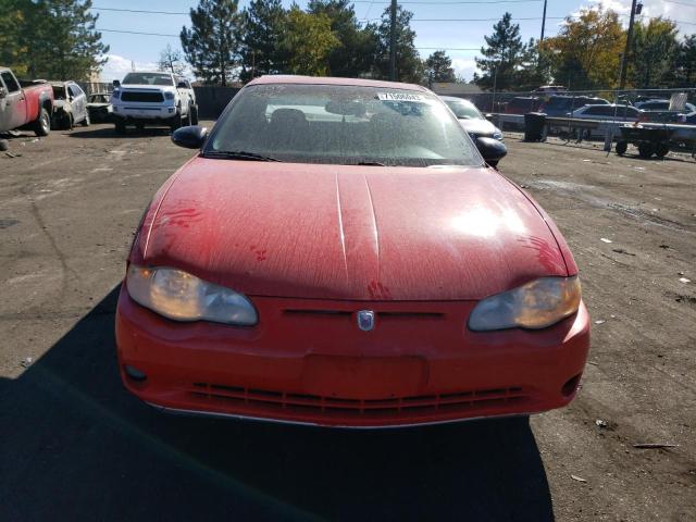 2G1WX12K2Y9286387 - 2000 CHEVROLET MONTE CARL SS RED photo 5
