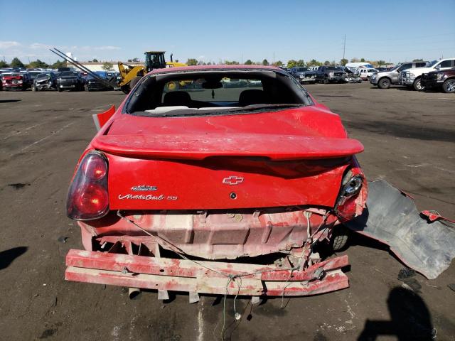 2G1WX12K2Y9286387 - 2000 CHEVROLET MONTE CARL SS RED photo 6