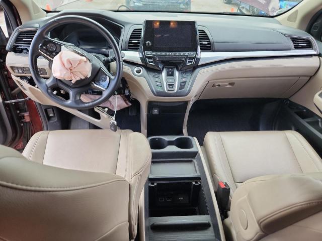 5FNRL6H7XLB034438 - 2020 HONDA ODYSSEY EXL BURGUNDY photo 8