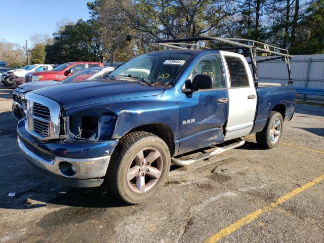 1D7HA18N18J117183 - 2008 DODGE RAM 1500 ST BLUE photo 1