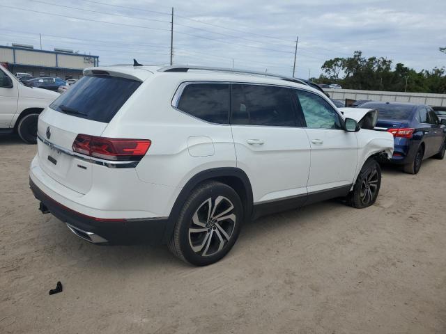 1V2TR2CA4MC511300 - 2021 VOLKSWAGEN ATLAS SEL PREMIUM WHITE photo 3