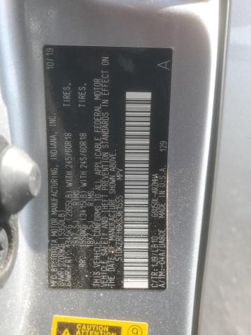 5TDKZRFH6KS361555 - 2019 TOYOTA HIGHLANDER SE Silber Foto 13
