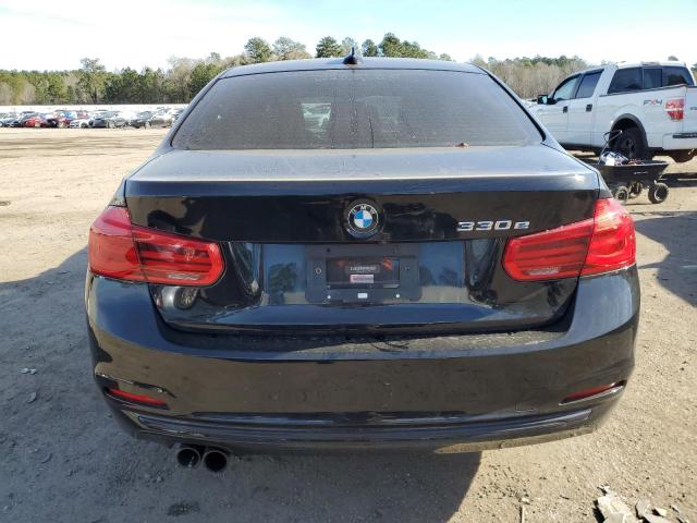 WBA8E1C5XJA178511 - 2018 BMW 330E BLACK photo 6
