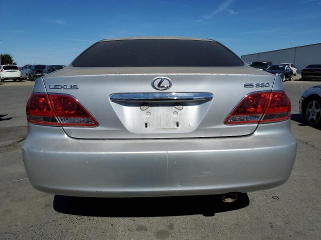 JTHBA30G355105239 - 2005 LEXUS ES 330 SILVER photo 6