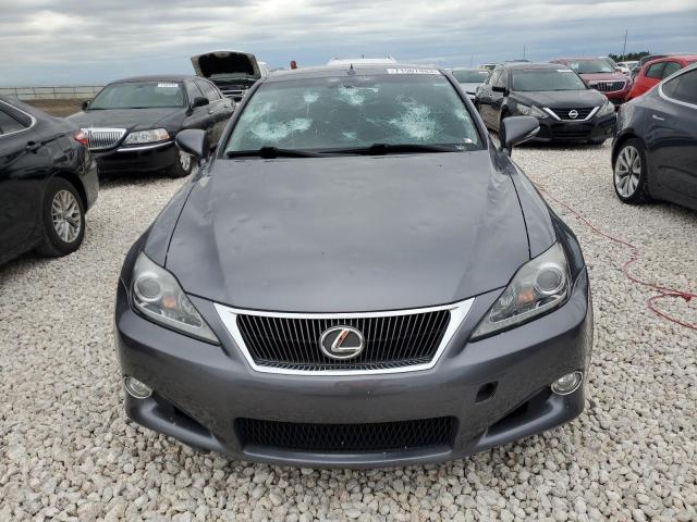 JTHFF2C2XE2530908 - 2014 LEXUS IS 250 GRAY photo 5