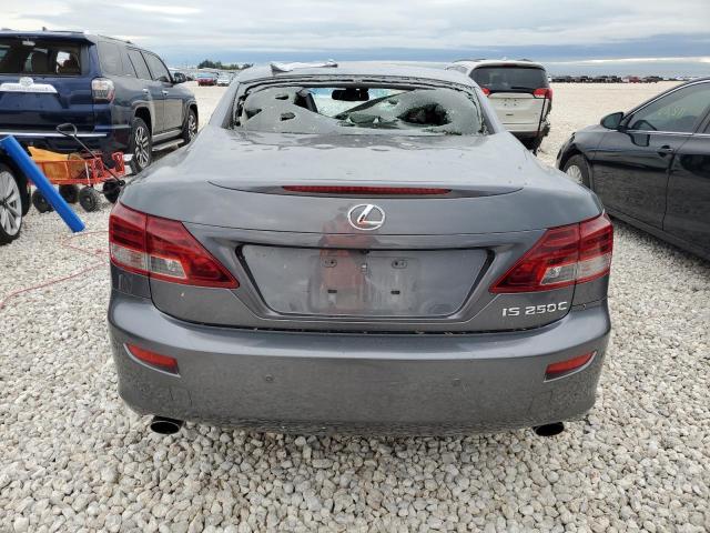 JTHFF2C2XE2530908 - 2014 LEXUS IS 250 GRAY photo 6