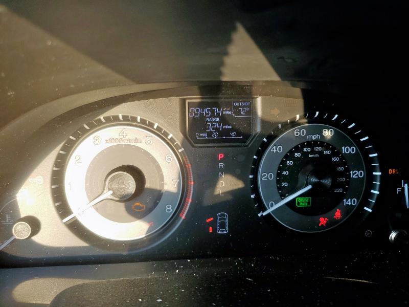 5FNRL5H6XCB144410 - 2012 HONDA ODYSSEY EXL CHARCOAL photo 9