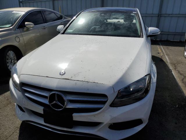 55SWF4JBXGU149302 - 2016 MERCEDES-BENZ C 300 WHITE photo 5