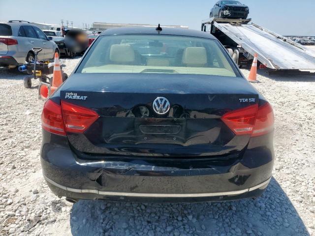 1VWBN7A38EC044875 - 2014 VOLKSWAGEN PASSAT SE BLACK photo 6