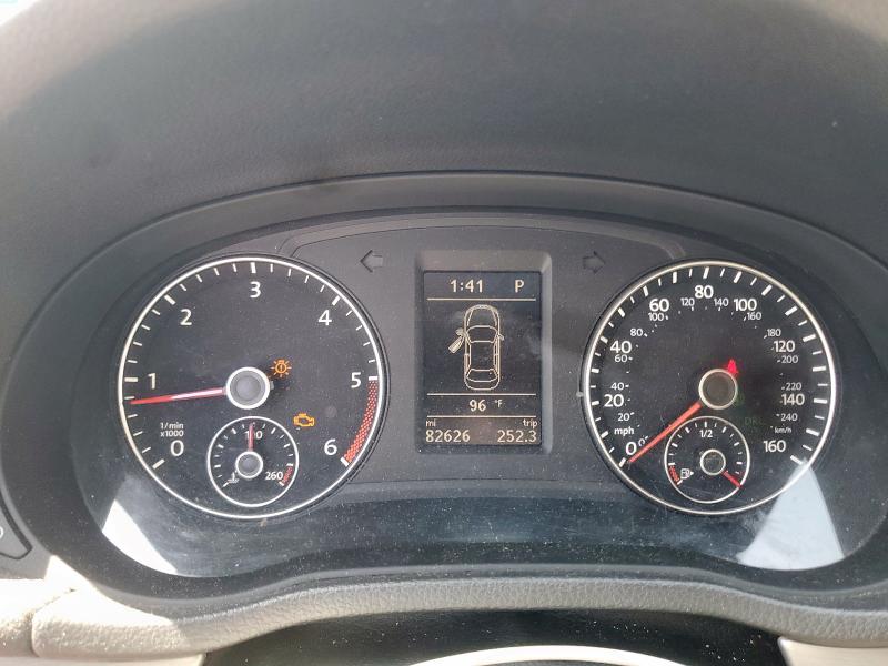 1VWBN7A38EC044875 - 2014 VOLKSWAGEN PASSAT SE BLACK photo 9