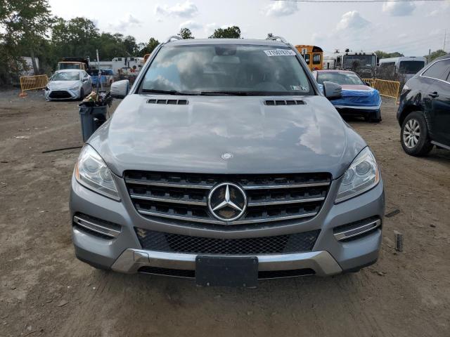 4JGDA5HB0EA424793 - 2014 MERCEDES-BENZ ML 350 4MATIC GRAY photo 5