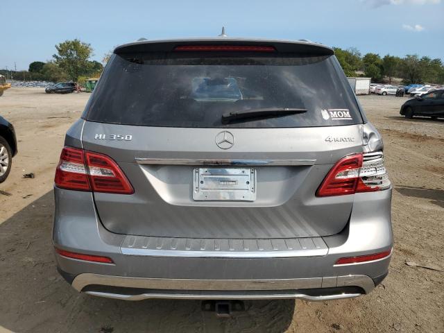 4JGDA5HB0EA424793 - 2014 MERCEDES-BENZ ML 350 4MATIC GRAY photo 6