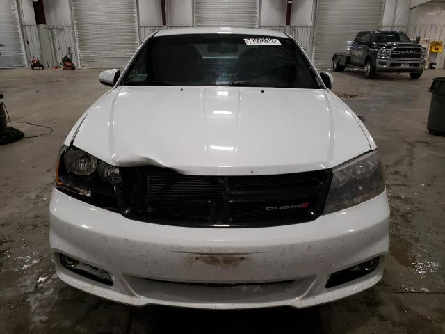 1C3CDZCG2EN181454 - 2014 DODGE AVENGER SXT WHITE photo 5