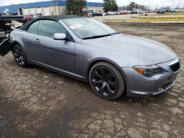 WBAEK734X5B328297 - 2005 BMW 645 CI AUTOMATIC GRAY photo 4