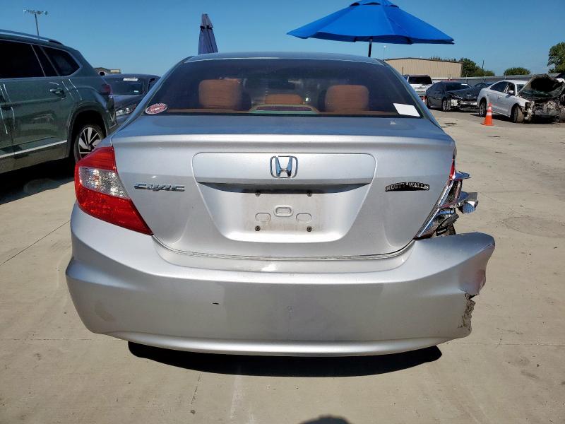 19XFB2F89CE009725 - 2012 HONDA CIVIC EX ვერცხლისფერი ფოტო 6