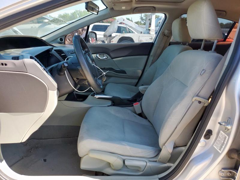 19XFB2F89CE009725 - 2012 HONDA CIVIC EX ვერცხლისფერი ფოტო 7