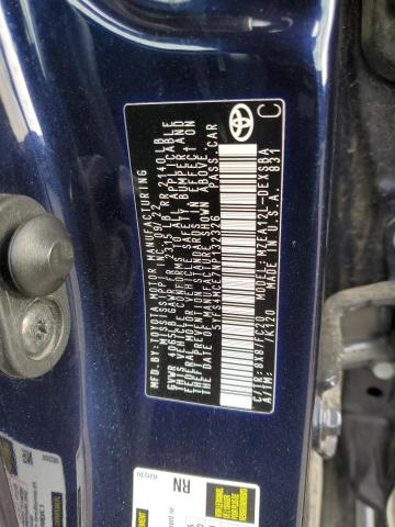 5YFS4MCE7NP132326 - 2022 TOYOTA COROLLA SE Blau Foto 12