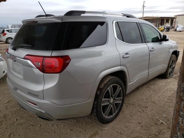 1GKKNPLS0HZ261706 - 2017 GMC ACADIA DENALI SILVER photo 3