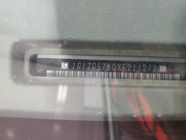 1G1ZG57B08F211272 - 2008 CHEVROLET MALIBU LS SILVER photo 12