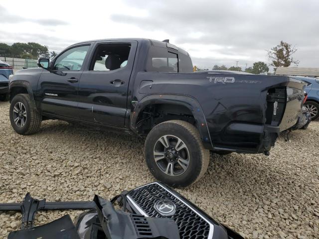 3TMAZ5CN8JM074957 - 2018 TOYOTA TACOMA DOUBLE CAB BLACK photo 2
