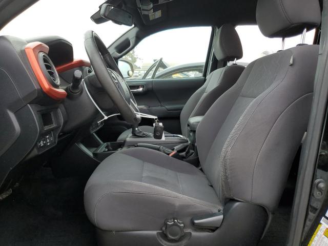 3TMAZ5CN8JM074957 - 2018 TOYOTA TACOMA DOUBLE CAB BLACK photo 7