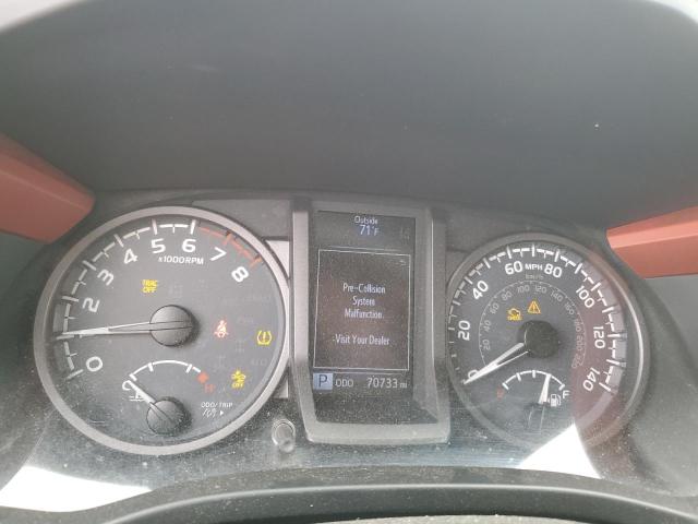 3TMAZ5CN8JM074957 - 2018 TOYOTA TACOMA DOUBLE CAB BLACK photo 9