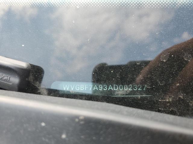 WVGBF7A93AD002327 - 2010 VOLKSWAGEN TOUAREG V6 GRAY photo 13