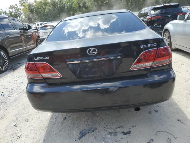 JTHBA30G565152032 - 2006 LEXUS ES 330 შავი ფოტო 6