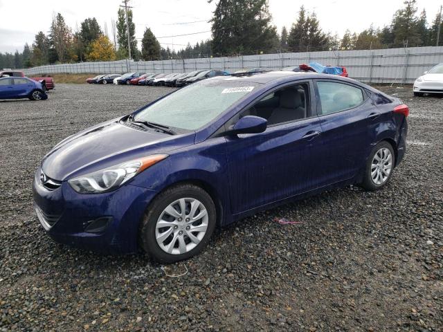 5NPDH4AE1DH183283 - 2013 HYUNDAI ELANTRA GLS BLUE photo 1