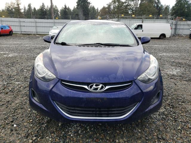 5NPDH4AE1DH183283 - 2013 HYUNDAI ELANTRA GLS BLUE photo 5