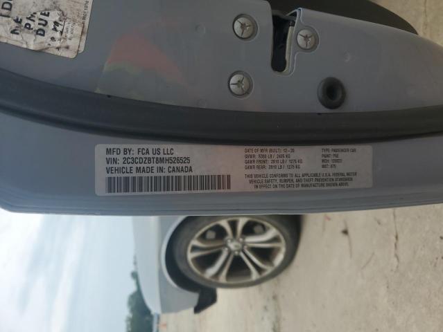 2C3CDZBT8MH526525 - 2021 DODGE CHALLENGER R/T 灰色 照片 12