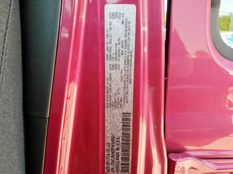 1C4PJXDN3RW344801 - 2024 JEEP WRANGLER SPORT PINK photo 13
