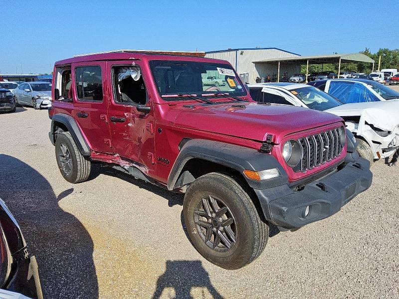 1C4PJXDN3RW344801 - 2024 JEEP WRANGLER SPORT PINK photo 4