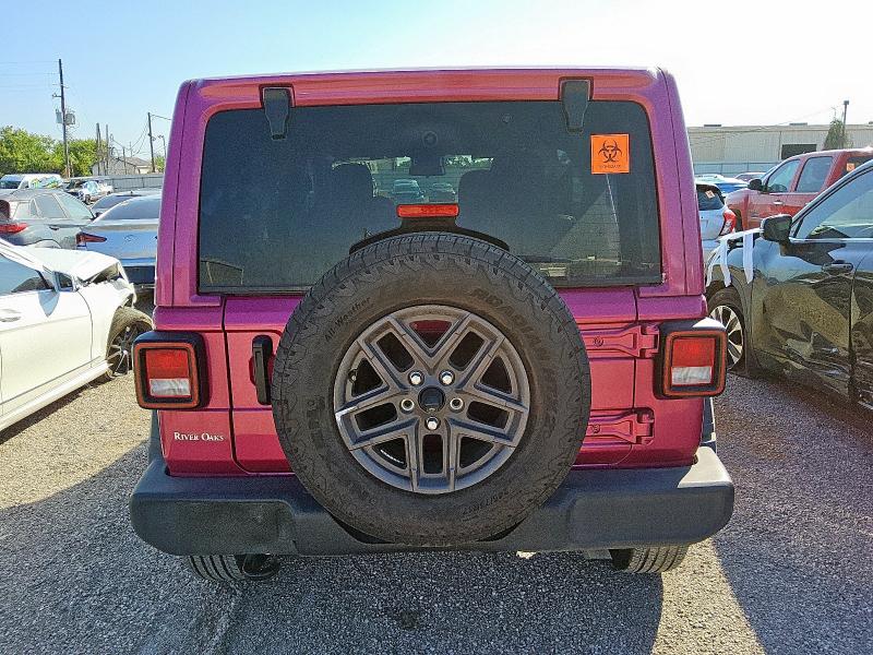 1C4PJXDN3RW344801 - 2024 JEEP WRANGLER SPORT PINK photo 6