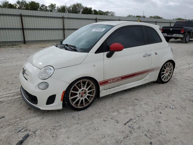 3C3CFFFH0DT552378 - 2013 FIAT 500 ABARTH WHITE photo 1