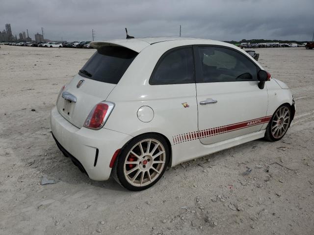 3C3CFFFH0DT552378 - 2013 FIAT 500 ABARTH WHITE photo 3