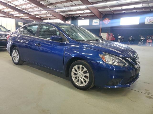 3N1AB7AP5KY300356 - 2019 NISSAN SENTRA S 蓝色 照片 4