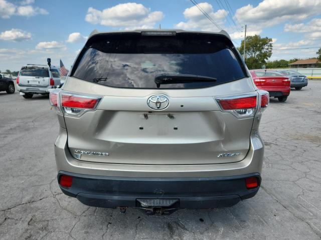5TDJKRFH5FS224208 - 2015 TOYOTA HIGHLANDER XLE GOLD photo 6