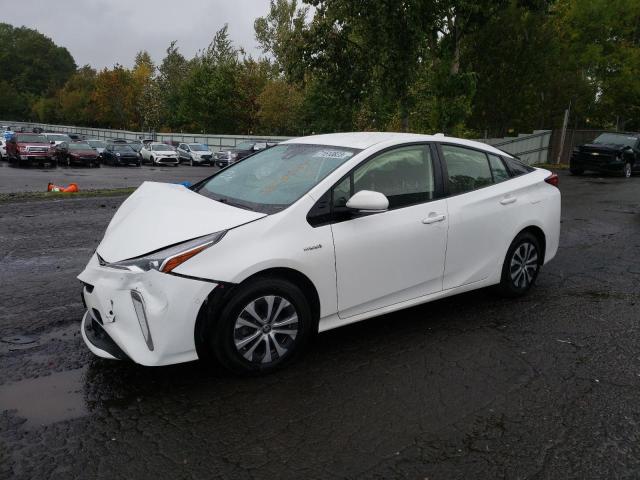 JTDL9RFU8L3022378 - 2020 TOYOTA PRIUS LE WHITE photo 1