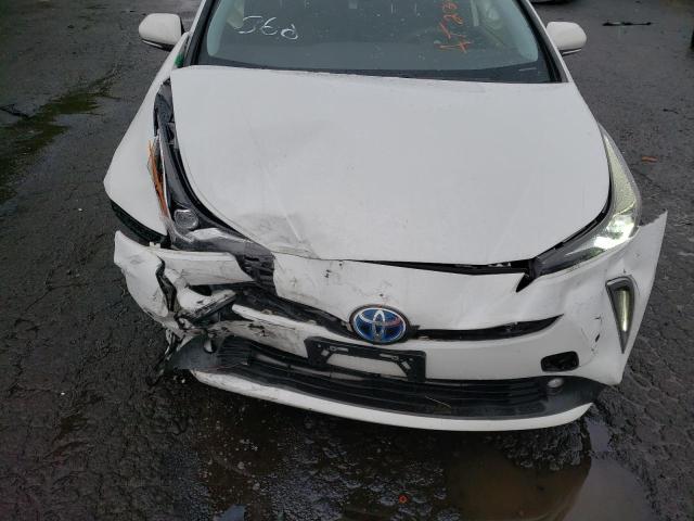 JTDL9RFU8L3022378 - 2020 TOYOTA PRIUS LE WHITE photo 11